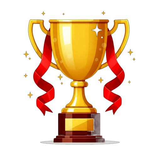 Rank 1 trophy